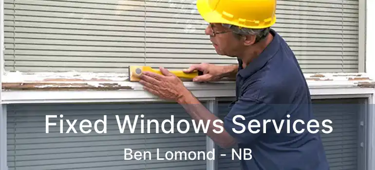  Fixed Windows Services Ben Lomond - NB