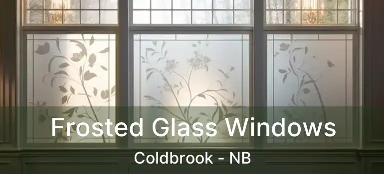  Frosted Glass Windows Coldbrook - NB