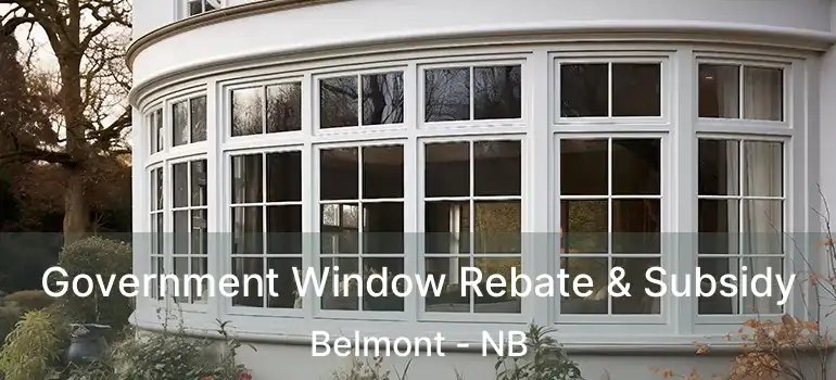  Government Window Rebate & Subsidy Belmont - NB