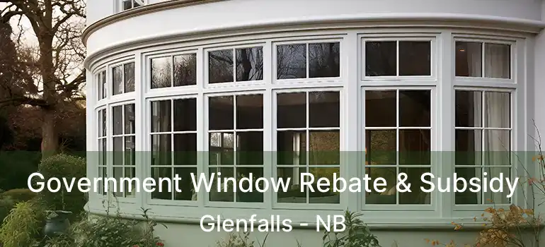  Government Window Rebate & Subsidy Glenfalls - NB