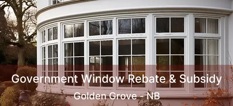  Government Window Rebate & Subsidy Golden Grove - NB