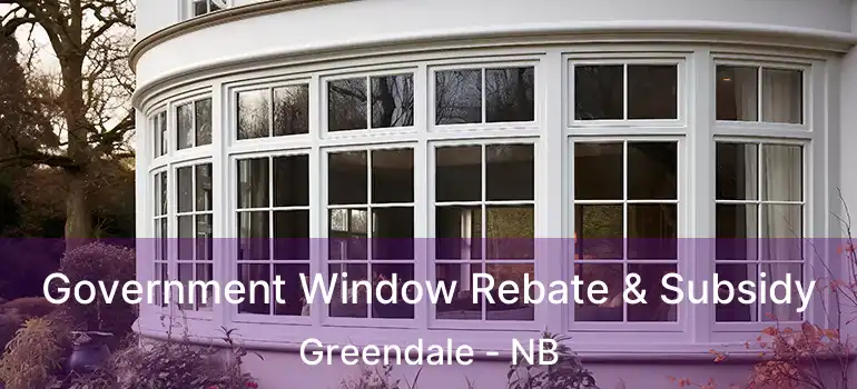  Government Window Rebate & Subsidy Greendale - NB