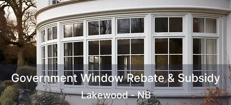  Government Window Rebate & Subsidy Lakewood - NB