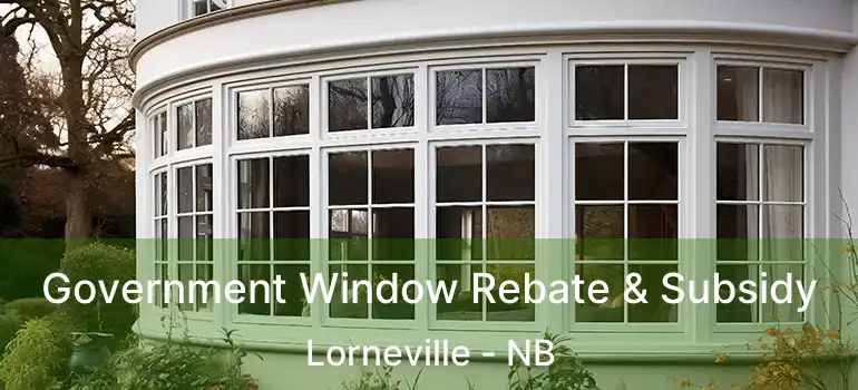  Government Window Rebate & Subsidy Lorneville - NB