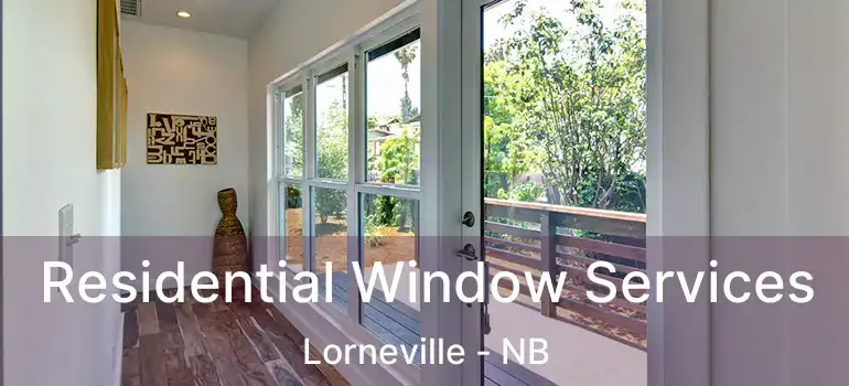  Residential Window Services Lorneville - NB