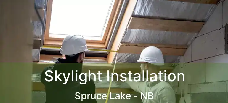  Skylight Installation Spruce Lake - NB