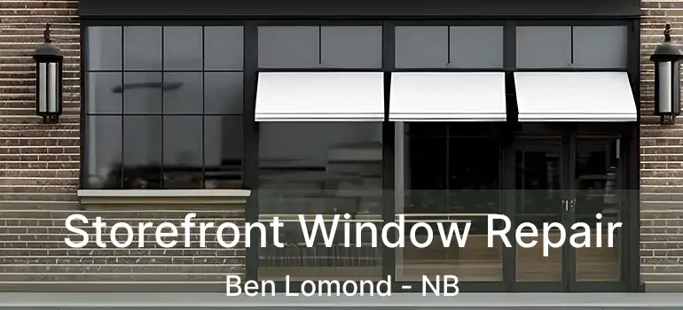  Storefront Window Repair Ben Lomond - NB
