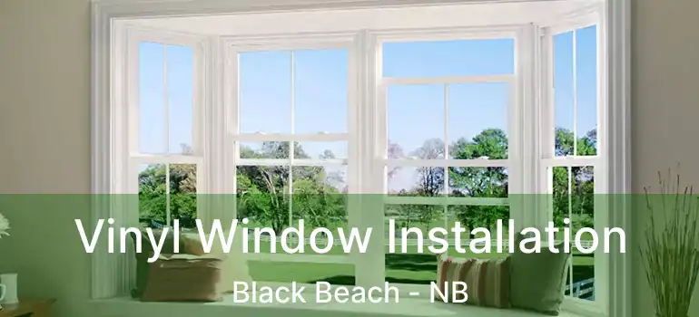  Vinyl Window Installation Black Beach - NB