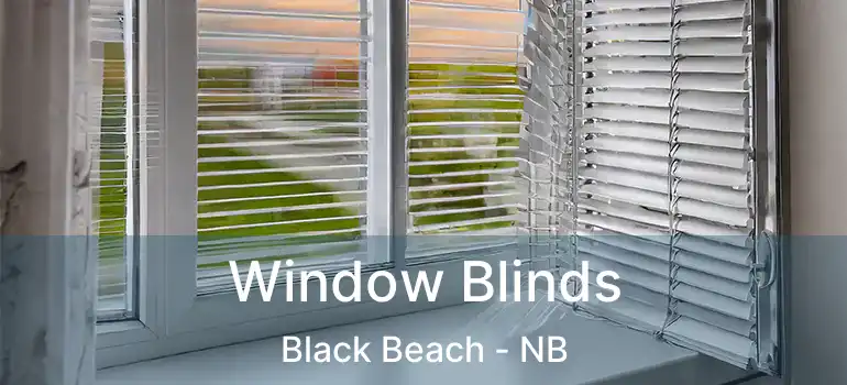  Window Blinds Black Beach - NB