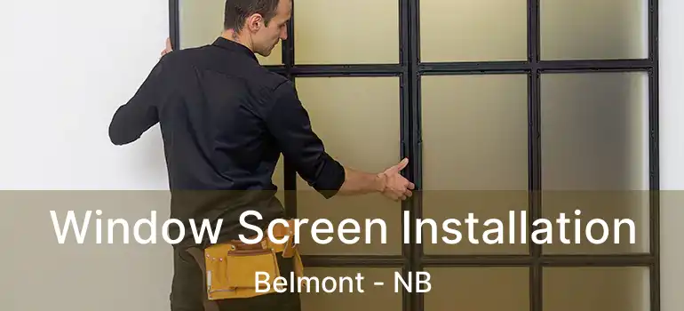  Window Screen Installation Belmont - NB