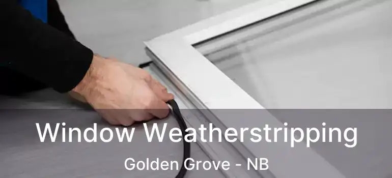  Window Weatherstripping Golden Grove - NB